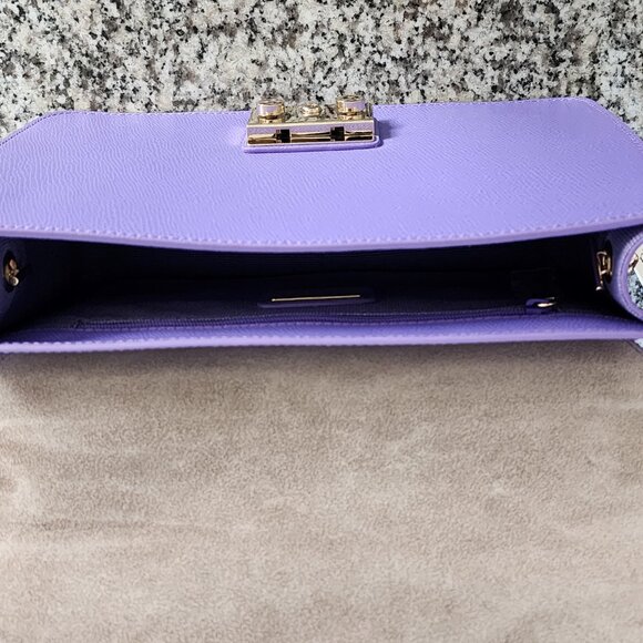 NWT Furla Metropolis Shoulder Bag – Giglio Purple 💜✨ (#59) - Picture 8 of 9
